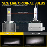 D4S G3 Series LED Headlight 45W 5000LM 6500K