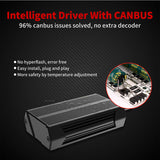 H4/9003 F5 LED Headlight 55W 10000LM 6500K