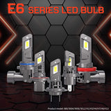 H13 E6 LEDヘッドライト 25W 4000LM 6500K