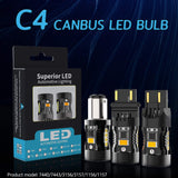 3157 C4 Series Dual Color LED Bulb 9-16V White