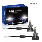 D1/D2/D3/D4 V13 LEDヘッドライト 40W 9000LM 6500K