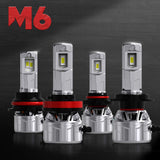 H4 M6 LEDヘッドライト 55W 10000LM 6500K