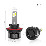 H13 V13 LED Headlight 40W 9000LM 6500K