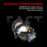 55W 3 inch Bi Led Projector Lens high low beam conversion kit for car