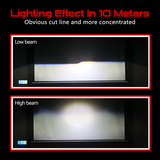 55W 3 inch Bi Led Projector Lens high low beam conversion kit for car