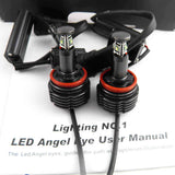 Luces de posición LED H8 de 20 W con ojo de ángel para BMW E60, E70, E90, E92 y E93