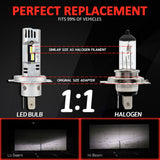 Faro LED H4 Q8 45W 4500LM 6500K