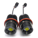 Bombilla LED E39 con lente Canbus sin errores, 60 W, 6000 K, ojos de ángel