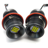 Bombilla LED E39 con lente Canbus sin errores, 60 W, 6000 K, ojos de ángel