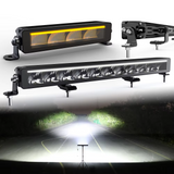Barra de luz LED de 41 pulgadas con marca E y DRL blanca para SUV