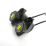 Ojos de ángel LED blancos Canbus E90LCI de 80 W y 6500 K sin errores para BMW