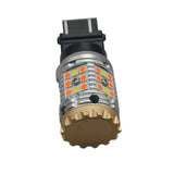 Bombilla LED serie 3157 R1, 9-16 V, color ámbar y blanco