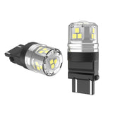 Bombilla LED serie 3157 R9 de 9-24 V, blanca