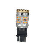 Bombilla LED serie 3157 R1, 9-16 V, color ámbar y blanco