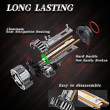 Faros delanteros LED H8/H9/H11 P8 de 65 W, 6000 lm, 6500 K