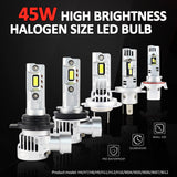 Faro LED H4 Q8 45W 4500LM 6500K