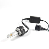 Bombilla LED P18 con ventilador turbo 9006/HB4, 52 W, 9000 lm, 6500 K