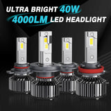 Faro LED H4 P6 de 45 W, 10 000 lm, 6500 K