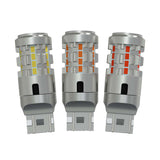 Bombilla LED serie 7443 C1, 9-24 V, ámbar