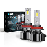 Faros delanteros LED H8/H9/H11 P6 de 45 W, 10 000 lm, 6500 K