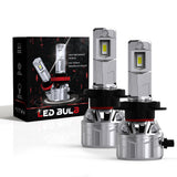 Faro LED H7 M6 de 55 W, 10 000 lm, 6500 K