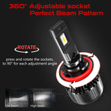 Faro LED 9005/HB3 M2S de 32 W, 6000 lm, 6500 K