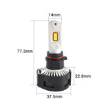 Faro LED PSX26W P18 de 52 W, 9000 lm, 6500 K