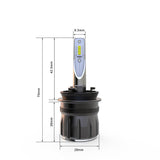 Faro LED 9005/HB3 S7 de 40 W, 9600 lm, 6500 K