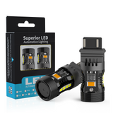Bombilla LED de dos colores serie C4 3157, 9-16 V, blanca