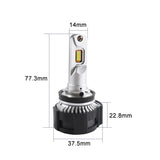 Faros delanteros LED H8/H9/H11 P18 de 52 W, 9000 lm, 6500 K