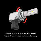 Faro LED para coche 9012 S8, 40 W, 4600 lm, 6500 K